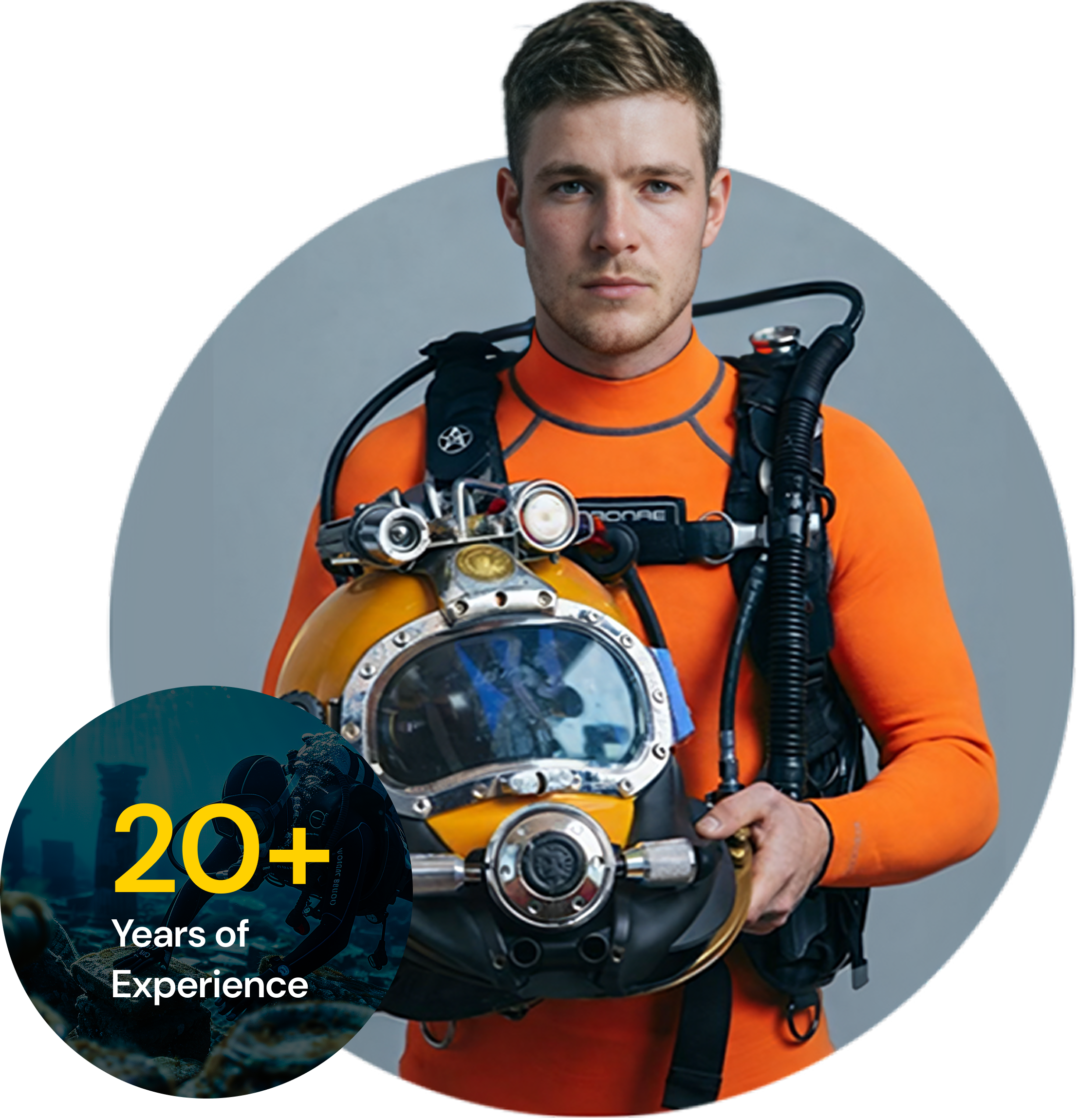 Aqua Leo Subsea – diver with diving helmet